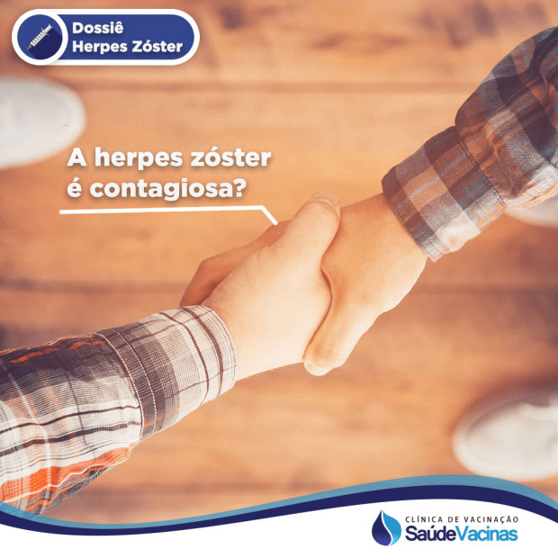 A herpes zóster é contagiosa?