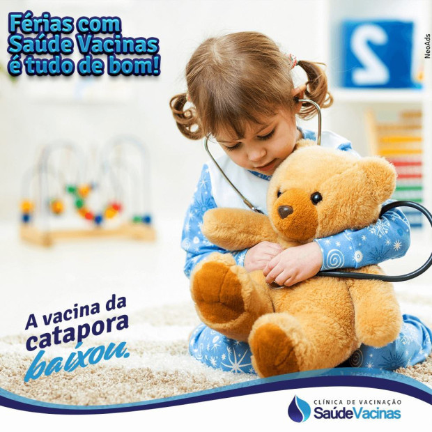 Férias com Saúde Vacinas é tudo de bom!