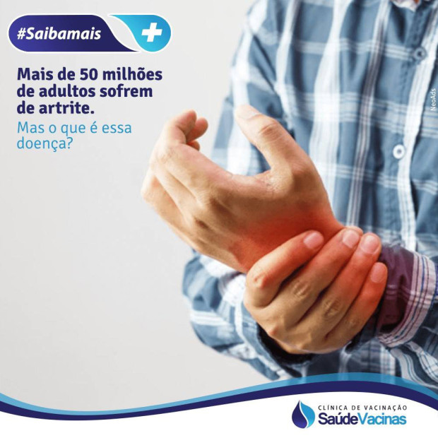 Mais de 50 milhões de adultos sofrem de artrite