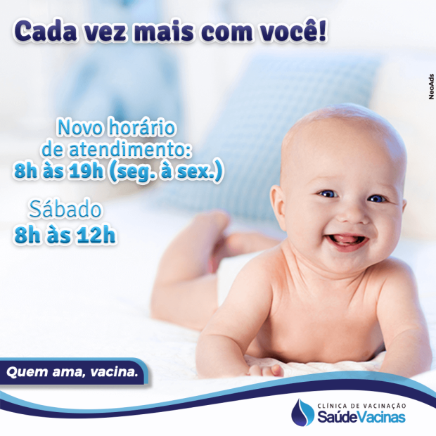 Novo horário de atendimento