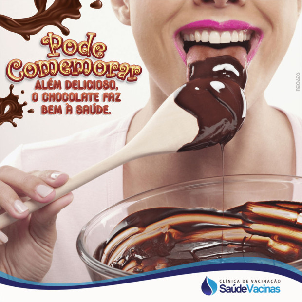 Pode comemorar! Além de delicioso, o chocolate faz bem à saúde.