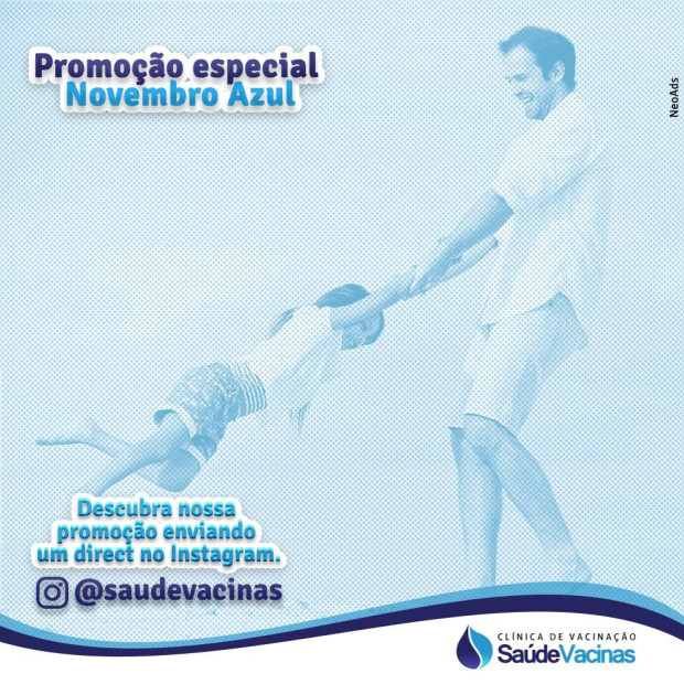 Promoção especial Novembro Azul