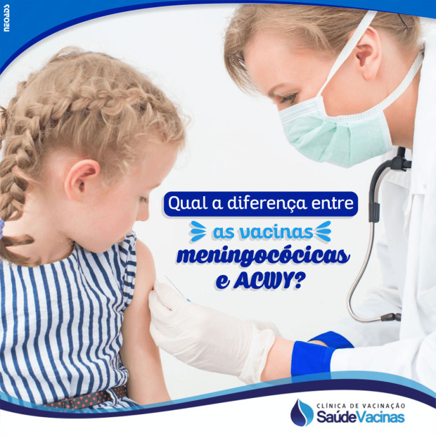 Qual a diferença entre as vacinas meningocócicas e ACWY?